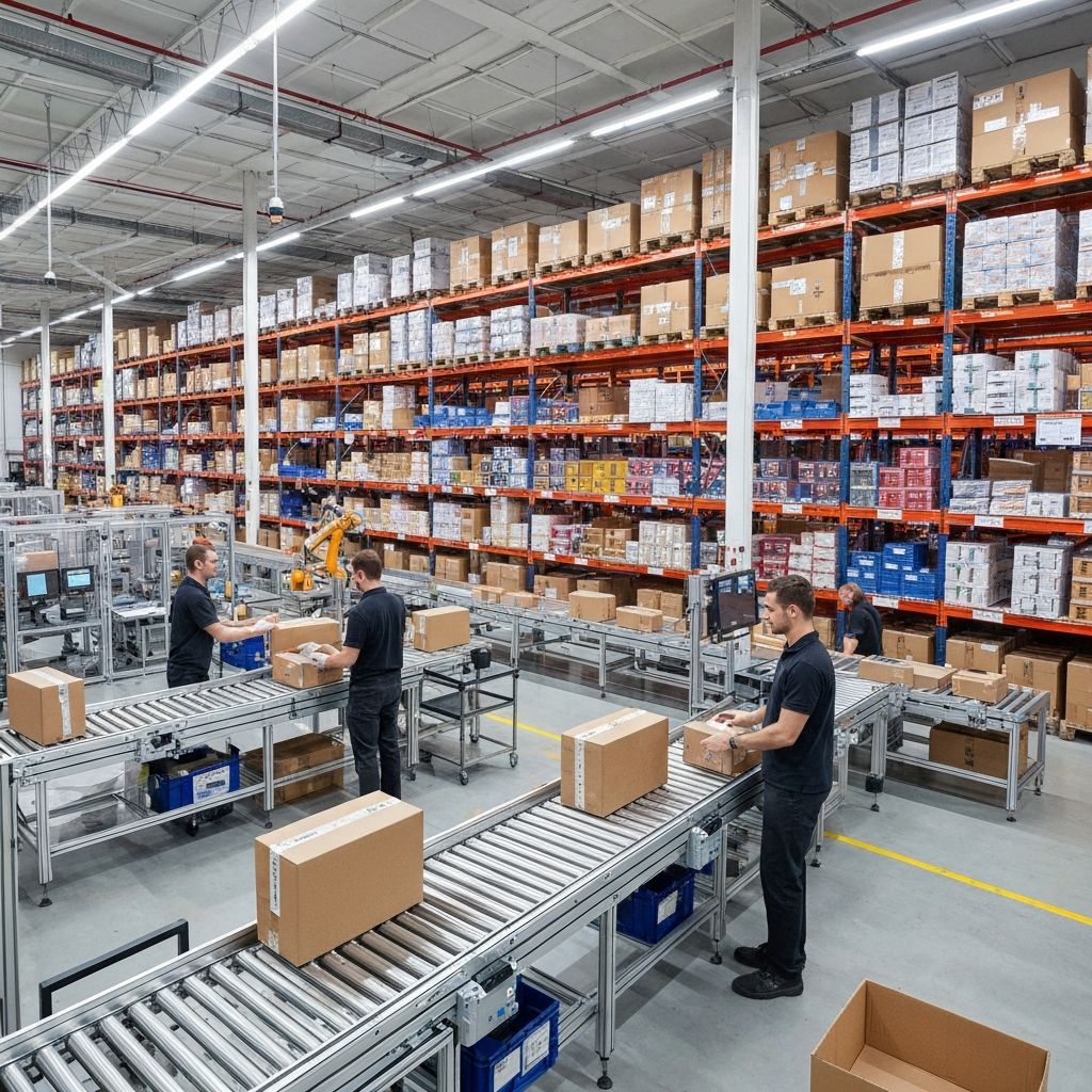 Centro de fulfillment de tienda online con tecnologia IA